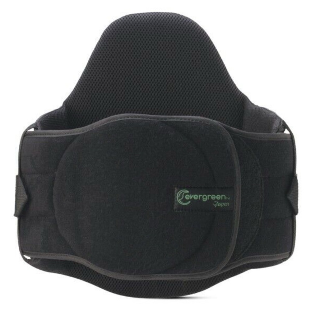 Evergreen Black Back Support Belt